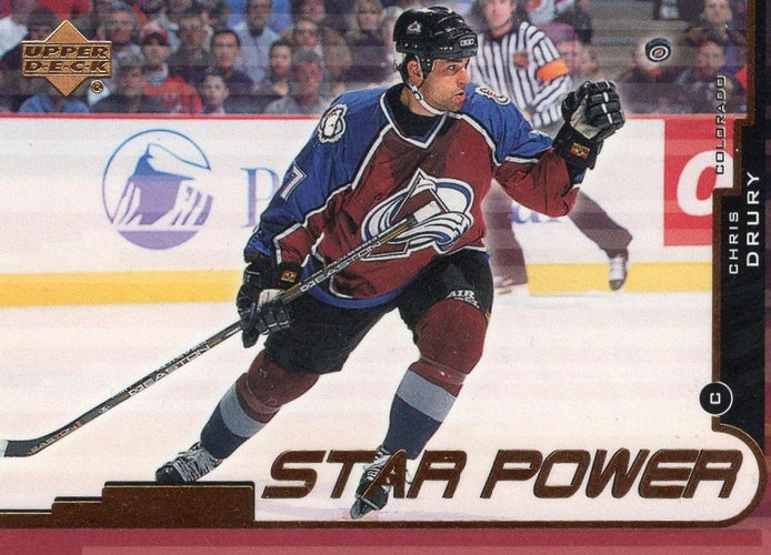 #142 Chris Drury - Colorado Avalanche - 1999-00 Upper Deck Hockey