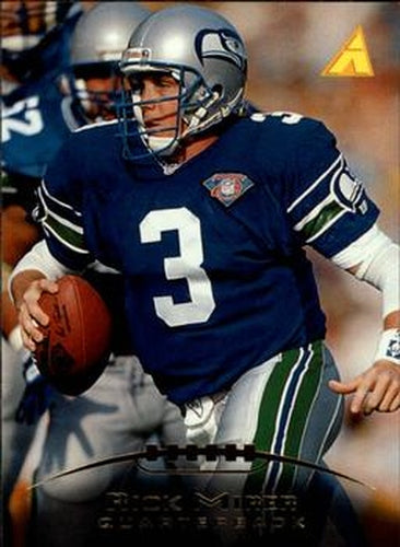 #142 Rick Mirer - Seattle Seahawks - 1995 Pinnacle Football