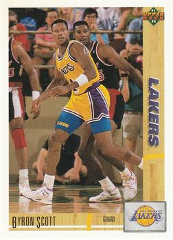 #142 Byron Scott - Los Angeles Lakers - 1991-92 Upper Deck Basketball