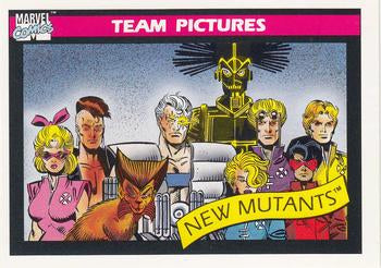 #142 New Mutants - 1990 Impel Marvel Universe