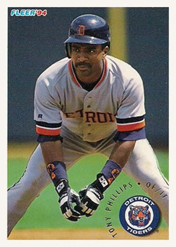 #142 Tony Phillips - Detroit Tigers - 1994 Fleer Baseball