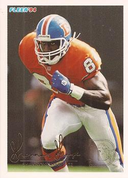 #142 Shannon Sharpe - Denver Broncos - 1994 Fleer Football