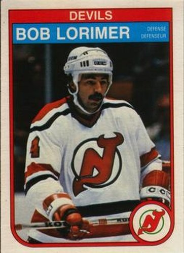 #142 Bob Lorimer - New Jersey Devils - 1982-83 O-Pee-Chee Hockey