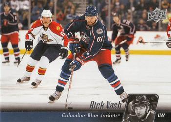 #142 Rick Nash - Columbus Blue Jackets - 2010-11 Upper Deck Hockey