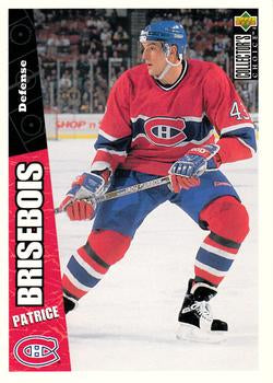 #142 Patrice Brisebois - Montreal Canadiens - 1996-97 Collector's Choice Hockey
