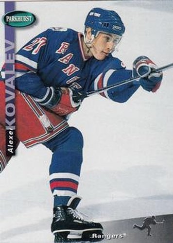 #142 Alexei Kovalev - New York Rangers - 1994-95 Parkhurst Hockey