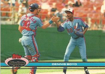 #142 Dennis Boyd - Montreal Expos - 1991 Stadium Club Baseball