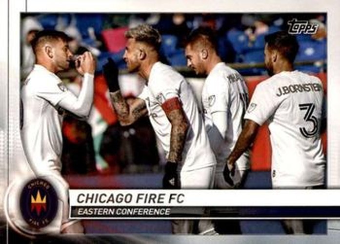 #142 Chicago Fire - Chicago Fire - 2020 Topps MLS Soccer