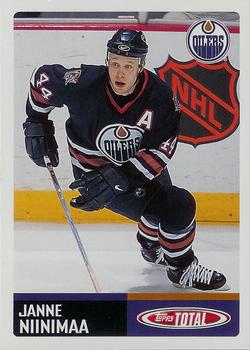 #142 Janne Niinimaa - Edmonton Oilers - 2002-03 Topps Total Hockey