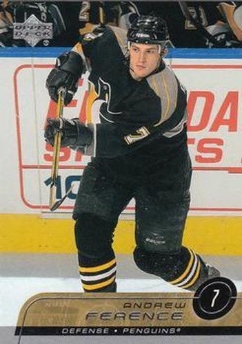 #142 Andrew Ference - Pittsburgh Penguins - 2002-03 Upper Deck Hockey