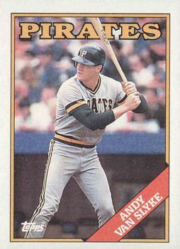 #142 Andy Van Slyke - Pittsburgh Pirates - 1988 Topps Baseball
