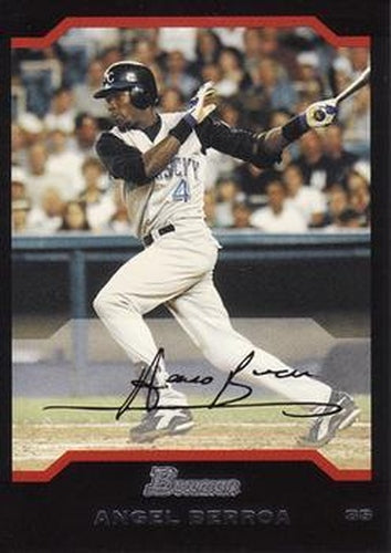 #142 Angel Berroa - Kansas City Royals - 2004 Bowman Baseball
