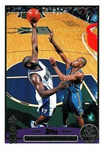 #142 Anthony Mason - Milwaukee Bucks - 2003-04 Topps Basketball