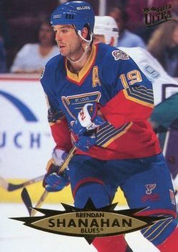 #142 Brendan Shanahan - St. Louis Blues - 1995-96 Ultra Hockey
