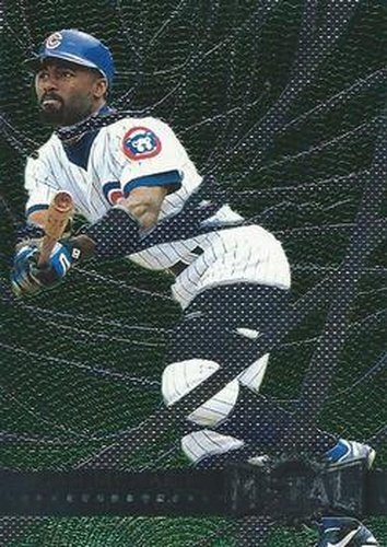 #142 Brian McRae - Chicago Cubs - 1996 Metal Universe Baseball