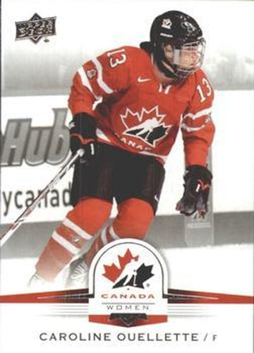 #142 Caroline Ouellette - Canada - 2014-15 Upper Deck Team Canada Juniors Hockey
