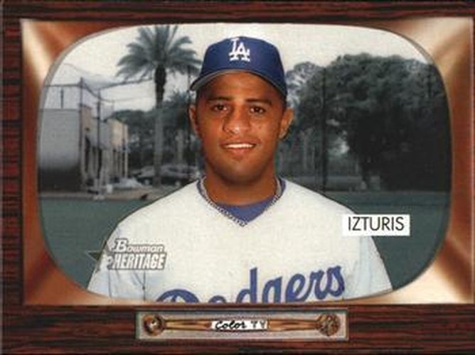 #142 Cesar Izturis - Los Angeles Dodgers - 2004 Bowman Heritage Baseball
