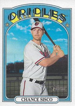 #142 Chance Sisco - Baltimore Orioles - 2021 Topps Heritage Baseball