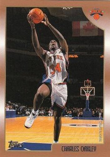 #142 Charles Oakley - New York Knicks - 1998-99 Topps Basketball