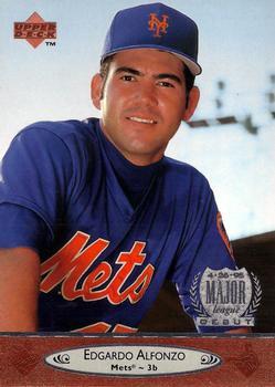 #142 Edgardo Alfonzo - New York Mets - 1996 Upper Deck Baseball