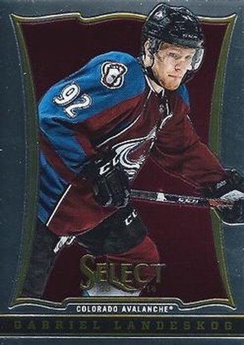 #142 Gabriel Landeskog - Colorado Avalanche - 2013-14 Panini Select Hockey