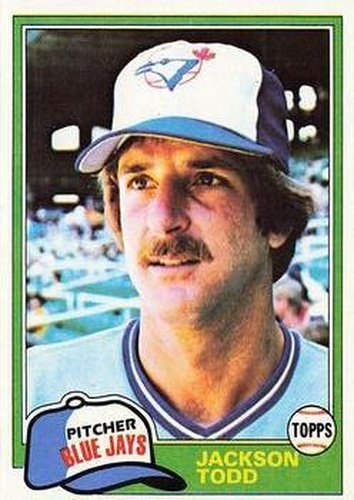 #142 Jackson Todd - Toronto Blue Jays - 1981 Topps Baseball
