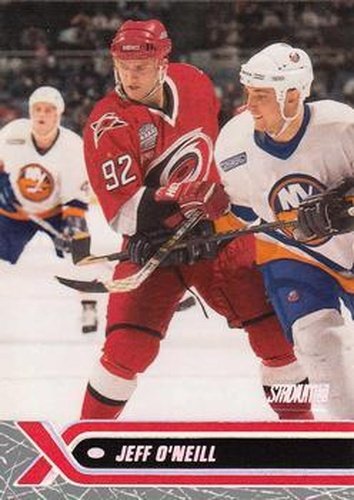 #142 Jeff O'Neill - Carolina Hurricanes - 2000-01 Stadium Club Hockey