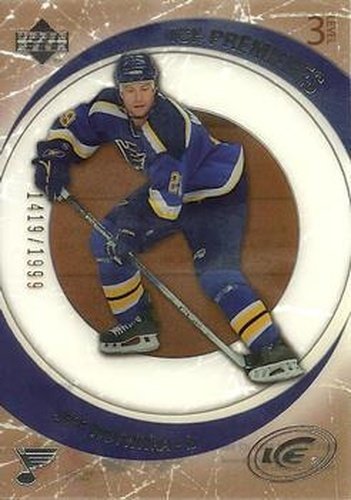 #142 Jeff Woywitka - St. Louis Blues - 2005-06 Upper Deck Ice Hockey