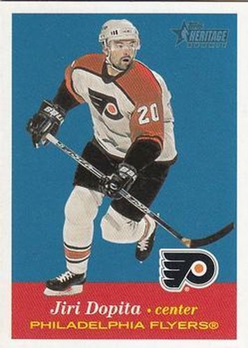 #142 Jiri Dopita - Philadelphia Flyers - 2001-02 Topps Heritage Hockey