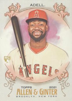 #142 Jo Adell - Los Angeles Angels - 2021 Topps Allen & Ginter Baseball