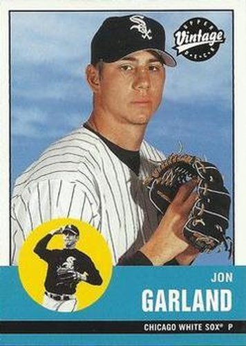 #142 Jon Garland - Chicago White Sox - 2001 Upper Deck Vintage Baseball