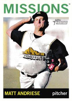 #142 Matt Andriese - San Antonio Missions - 2013 Topps Heritage Minor League Baseball