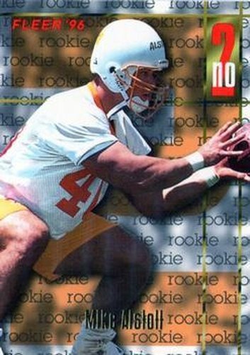 #142 Mike Alstott - Tampa Bay Buccaneers - 1996 Fleer Football