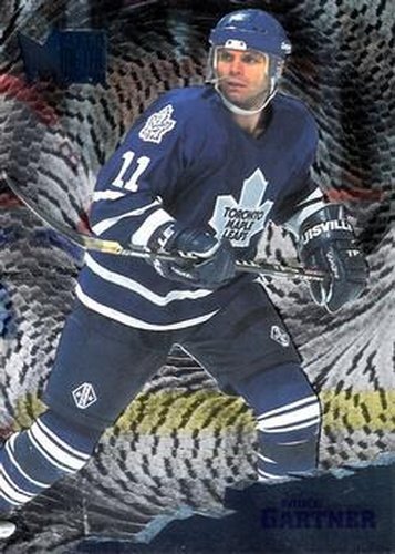 #142 Mike Gartner - Toronto Maple Leafs - 1995-96 Metal Hockey