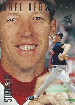 #142 Orel Hershiser - Cleveland Indians - 1996 Studio Baseball