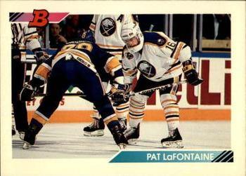 #142 Pat LaFontaine - Buffalo Sabres - 1992-93 Bowman Hockey