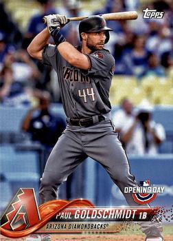 #142 Paul Goldschmidt - Arizona Diamondbacks - 2018 Topps Opening Day Baseball
