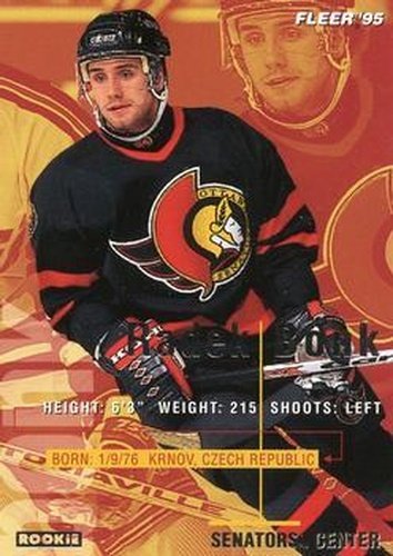 #142 Radek Bonk - Ottawa Senators - 1994-95 Fleer Hockey