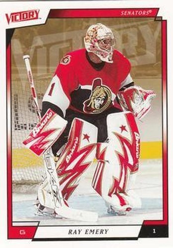 #142 Ray Emery - Ottawa Senators - 2006-07 Upper Deck Victory Hockey