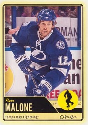 #142 Ryan Malone - Tampa Bay Lightning - 2012-13 O-Pee-Chee Hockey