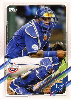 #142 Salvador Perez - Kansas City Royals - 2021 Topps Opening Day Baseball