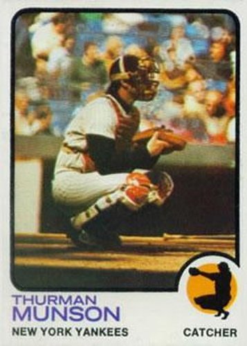 #142 Thurman Munson - New York Yankees - 1973 Topps Baseball