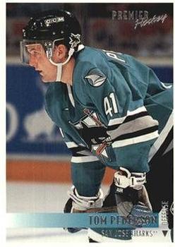 #142 Tom Pederson - San Jose Sharks - 1994-95 Topps Premier Hockey