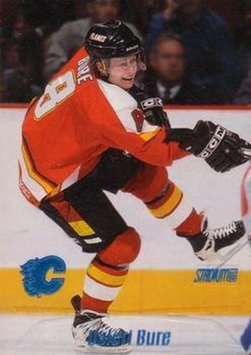 #142 Valeri Bure - Calgary Flames - 1999-00 Stadium Club Hockey