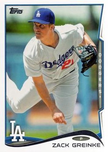 #142 Zack Greinke - Los Angeles Dodgers - 2014 Topps Baseball
