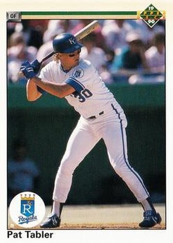 #142 Pat Tabler - Kansas City Royals - 1990 Upper Deck Baseball