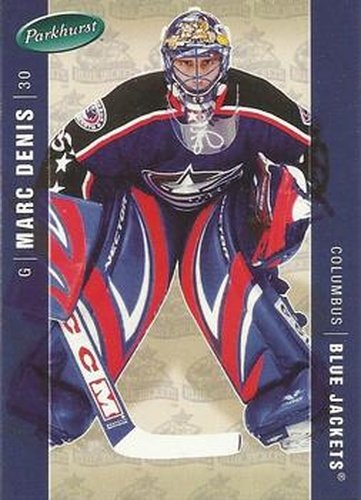 #142 Marc Denis - Columbus Blue Jackets - 2005-06 Parkhurst Hockey