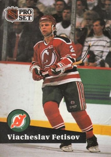 #142 Viacheslav Fetisov - 1991-92 Pro Set Hockey