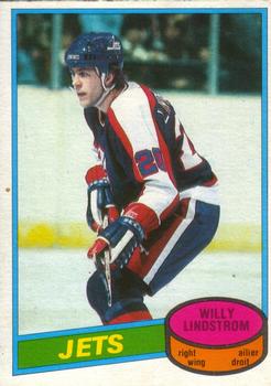 #142 Willy Lindstrom - Winnipeg Jets - 1980-81 O-Pee-Chee Hockey