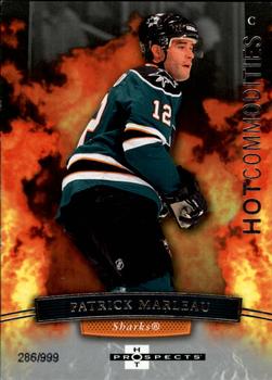 #142 Patrick Marleau - San Jose Sharks - 2007-08 Fleer Hot Prospects Hockey